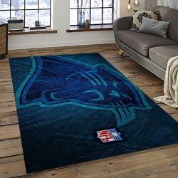 NFL Carolina Panthers Rectangle Rug Personalized Non-Slip Carpet Gift For Football Fans CNPS1