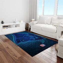 nfl carolina panthers football team logo sport carpet area rug gift for friends light room cnps1
