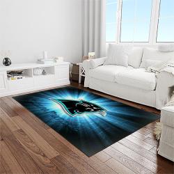 nfl carolina panthers football team logo sport carpet area rug gift for friends light room cnps21