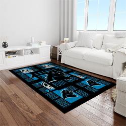 nfl carolina panthers football team logo sport carpet area rug gift for friends light room cnps30