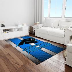 nfl carolina panthers football team logo sport carpet area rug gift for friends light room cnps34