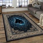 nfl carolina panthers football team logo sport carpet area rug home decor best gift for friends dark room cp37