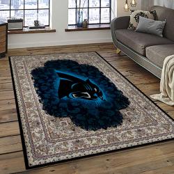 NFL Carolina Panthers Rectangle Rug Personalized Non-Slip Carpet Gift For Football Fans CP39