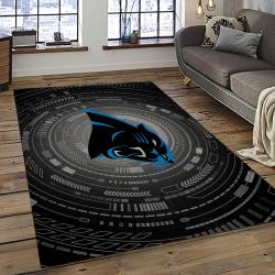 NFL Carolina Panthers Rectangle Rug Personalized Non-Slip Carpet Gift For Football Fans CP41