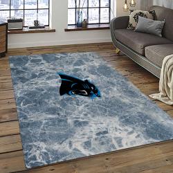 NFL Carolina Panthers Rectangle Rug Personalized Non-Slip Carpet Gift For Football Fans CP47
