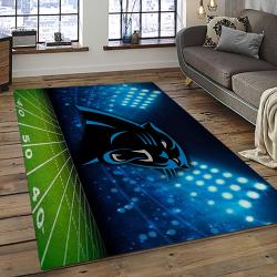 NFL Carolina Panthers Rectangle Rug Personalized Non-Slip Carpet Gift For Football Fans CP53
