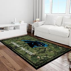 nfl carolina panthers football team logo sport carpet area rug home decor best gift for friends light room cp36