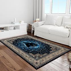 nfl carolina panthers football team logo sport carpet area rug home decor best gift for friends light room cp37