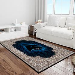 nfl carolina panthers football team logo sport carpet area rug home decor best gift for friends light room cp39