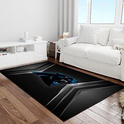 nfl carolina panthers football team logo sport carpet area rug home decor best gift for friends light room cp40