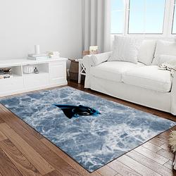 nfl carolina panthers football team logo sport carpet area rug home decor best gift for friends light room cp47