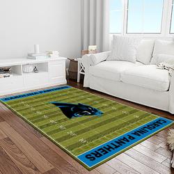 nfl carolina panthers football team logo sport carpet area rug home decor best gift for friends light room cp54