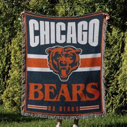 NFL Chicago Bears Football Team Woven Tapestry Blanket Amazing Gift For Fans And Friends Home Decor CBW11