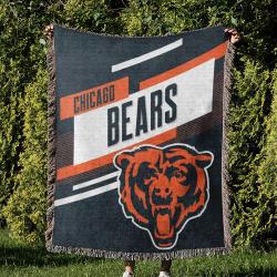 NFL Chicago Bears Football Team Woven Tapestry Blanket Amazing Gift For Fans And Friends Home Decor CBW12