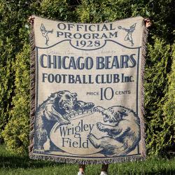 NFL Chicago Bears Football Team Woven Tapestry Blanket Amazing Gift For Fans And Friends Home Decor CBW14