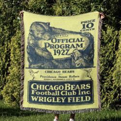 NFL Chicago Bears Football Team Woven Tapestry Blanket Amazing Gift For Fans And Friends Home Decor CBW15