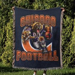 NFL Chicago Bears Football Team Woven Tapestry Blanket Amazing Gift For Fans And Friends Home Decor CBW18