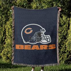 NFL Chicago Bears Football Team Woven Tapestry Blanket Amazing Gift For Fans And Friends Home Decor CBW19