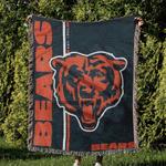 nfl chicago bears football team woven tapestry blanket amazing gift for fans and friends home decor cbw27