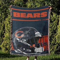 NFL Chicago Bears Football Team Woven Tapestry Blanket Amazing Gift For Fans And Friends Home Decor CBW28
