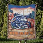 nfl chicago bears football team woven tapestry blanket amazing gift for fans and friends home decor cbw31