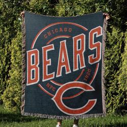 NFL Chicago Bears Football Team Woven Tapestry Blanket Amazing Gift For Fans And Friends Home Decor CBW32