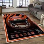 nfl cincinnati bengals football team logo sport carpet area rug who dey nation gift for friends dark room cnns27