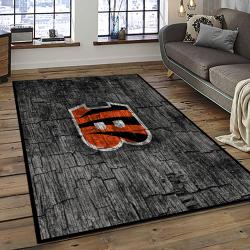 NFL Cincinnati Bengals Football Team Logo Sport Carpet Area Rug Who Dey Nation Gift For Friends CNNS3