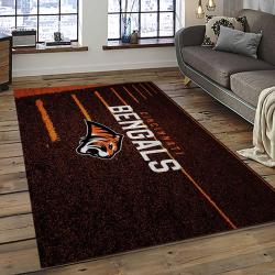 NFL Cincinnati Bengals Football Team Logo Sport Carpet Area Rug Who Dey Nation Gift For Friends CNNS32