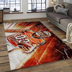 NFL Cincinnati Bengals Football Team Logo Sport Carpet Area Rug Who Dey Nation Gift For Friends CNNS44
