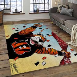 NFL Cincinnati Bengals Football Team Logo Sport Carpet Area Rug Who Dey Nation Gift For Friends CNNS47