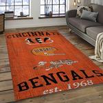 nfl cincinnati bengals football team logo sport carpet area rug who dey nation gift for friends dark room cnns50