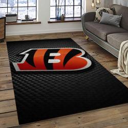 NFL Cincinnati Bengals Football Team Logo Sport Carpet Area Rug Who Dey Nation Gift For Friends CNNS69