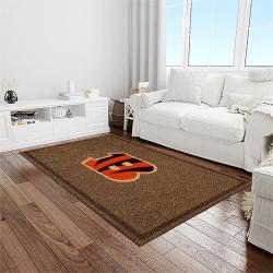 nfl cincinnati bengals football team logo sport carpet area rug who dey nation gift for friends light room cnns11