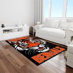 nfl cincinnati bengals football team logo sport carpet area rug who dey nation gift for friends light room cnns78