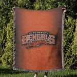 nfl cincinnati bengals football team woven tapestry blanket amazing gift for fans and friends home decor cbw22