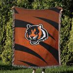 nfl cincinnati bengals football team woven tapestry blanket amazing gift for fans and friends home decor cbw25