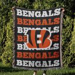 nfl cincinnati bengals football team woven tapestry blanket amazing gift for fans and friends home decor cbw42