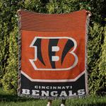 nfl cincinnati bengals football team woven tapestry blanket amazing gift for fans and friends home decor cbw44