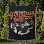 nfl cleveland browns football team woven tapestry blanket amazing gift for fans and friends home decor cbw1