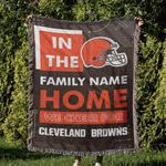 nfl cleveland browns football team woven tapestry blanket amazing gift for fans and friends home decor cbw17