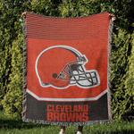 nfl cleveland browns football team woven tapestry blanket amazing gift for fans and friends home decor cbw21