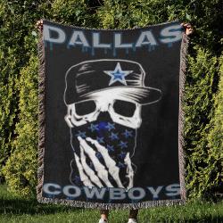 NFL Dallas Cowboy Football Team Woven Tapestry Blanket Amazing Gift For Fans And Friends Home Decor DBW13