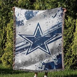 NFL Dallas Cowboy Football Team Woven Tapestry Blanket Amazing Gift For Fans And Friends Home Decor DBW16