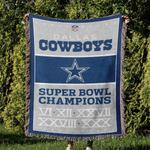 nfl dallas cowboy football team woven tapestry blanket amazing gift for fans and friends home de dbw20
