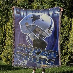 NFL Dallas Cowboy Football Team Woven Tapestry Blanket Amazing Gift For Fans And Friends Home Decor DBW3