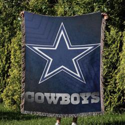 NFL Dallas Cowboy Football Team Woven Tapestry Blanket Amazing Gift For Fans And Friends Home Decor DBW32