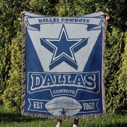 NFL Dallas Cowboy Football Team Woven Tapestry Blanket Amazing Gift For Fans And Friends Home Decor DBW36
