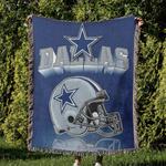 nfl dallas cowboy football team woven tapestry blanket amazing gift for fans and friends home de dbw37