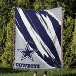 nfl dallas cowboy football team woven tapestry blanket amazing gift for fans and friends home de dbw40